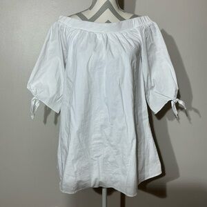 Charlotte Russe Medium White Off-Shoulder Blouse